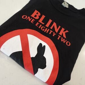 Vintage Blink-182 "Bunny Buster" black T shirt size large womans